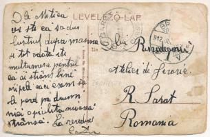 1912 Zernest, Zernyest, Zarnesti; Fő utca / main street (b)