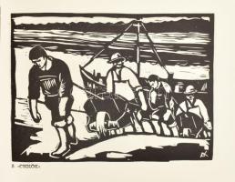 Andruskó Károly (1915-2008): Kubikosélet - baráberélet. Zenta 1967. 64 fametszettel. Sorszámozott.Al...