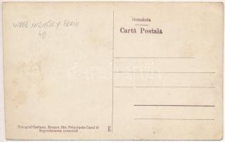 Keresztvár, Nyén, Nyién, Teliu (Brassó, Brasov); Baie de peatra / Kőbánya, iparvasút, vonat, gőzmozd...