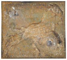 Körmendi Frimm Jenő (1886-1959) DN "Budapesti Ügetőverseny Egyesület" aranyozott, jelzett ...