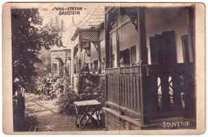 1931 Zajzon, Zaizon-fürdő, Zajzonfürdő, Zizin; Vila Stefan / villa / villa, spa. photo (fa)