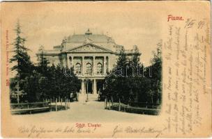 1899 (Vorläufer) Fiume, Rijeka; Städt. Theater (EB)