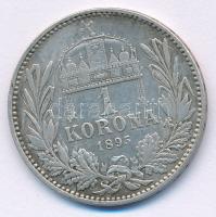 1895KB 1K Ag "Ferenc József" T:VF Adamo K5
