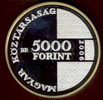 2006. 5000Ft Ag "Magyar Forradalom és Szabadságharc - 1956" T:PP Csak 5000db!