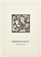 Kékesi László 15 linómetszete. Bp., é.n., KBK Grafikagyűjtő és Művelődési Egyesület, 15 t. (Komplett). Kiadói papírmappában. Megjelent 200 példányban, számozott (142./200).