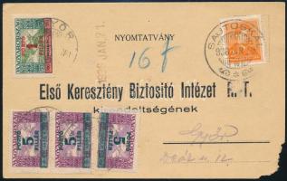 1936 Nyomtatvány 16f portóval