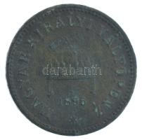 1895KB 2f bronz T:VF patina