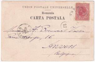 1903 Predeál, Predeal; Manastirea / Román ortodox kolostor / Romanian Orthodox monastery (small tear...