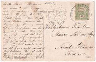 1907 Abrudbánya, Abrud; látkép / general view (ázott / wet damage)