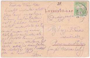 Segesvár, Schässburg, Sighisoara; tér, F. Linger üzlete / square, shops (EK)