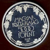 2008. 5000Ft Ag "Tokaji Történelmi Borvidék" T:PP Csak 5000db!