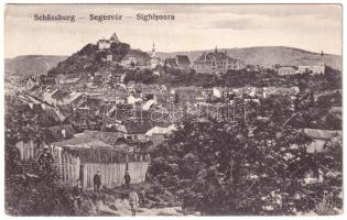 1916 Segesvár, Schässburg, Sighisoara; látkép. W. Nagy kiadása / general view (EB)