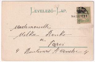 1904 Lugos, Lugoj; M. kir. törvényszéki palota és Temes folyó. Auspitz Adolf kiadása / court, Timis ...