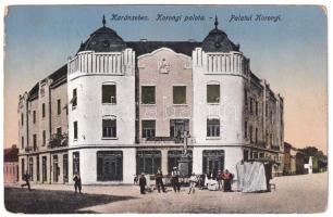 1917 Karánsebes, Caransebes; Korongi palota / Palatul Korongi, Casina Rumana / palace (EM)