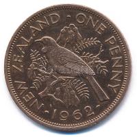Új-Zéland 1962. 1p bronz "II. Erzsébet" T:XF
New Zealand 1962. 1 Penny bronze "Eliza...