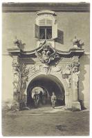 Gyulafehérvár, Karlburg, Alba Iulia; Új várkapu, katonák. Schäser Ferenc kiadása / Neutor / castle gate, K.u.K. soldiers (EK)