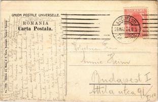 1908 Bucharest, Bukarest, Bucuresti, Bucuresci; Piata Sf. Anton / square, shops, market. Ad. Maier &...