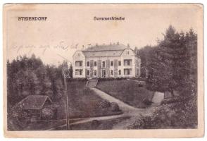 1926 Stájerlak, Steierlak, Stájerlakanina, Steierdorf, Anina; Sommerfrische / nyaraló. Ferdinand Berger kiadása / villa, spa (EK)