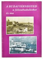 A Budai Várnegyed a felszabaduláskor és ma. Inkey Tibor fotóival. Bp., 1975, Képzőművészeti Alap, 16+2 t. (Komplett, két duplummal). Kiadói mappában.