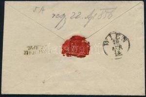 1856 9kr levélen "BARTFELD"