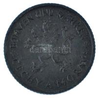 Német Harmadik Birodalom / Cseh-Morva Protektorátus 1944. 1K Zn T:AU  German Third Reich / Protectorate of Bohemia and Moravia 1944. 1 Koruna Zn C:AU