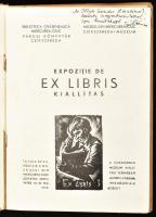 4 db ex libris mappa és ex libris gyűjtemény