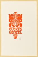 4 db ex libris mappa és ex libris gyűjtemény