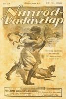 1922-1925 Nimród-vadászlap több évfolyama egybekötve, 1 teljes évfolyam (1924), 1 majdnem teljes évf...