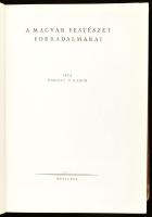 Pogány Ö. Gábor: A magyar festészet forradalmárai. Ars Mundi X. Bp., [1947], Officina. Gazdag fekete-fehér és színes képanyaggal illusztrálva. Kiadói aranyozott félvászon-kötés, a borítón sérülésekkel, az elülső szennylap kijár.