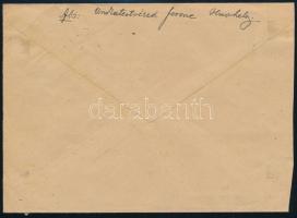 1946 (11. díjszabás) Levél 320.000P bérmentesítés helyett a 10-es díjszabás tarifájával (240.000P) f...