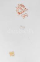 Historizáló porcelán bonbonier. Kézzel festett, jelzett, hibátlan / minimális kopással, 15,5x11,5x10...