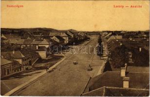 1916 Szászrégen, Reghin; látkép, utca. W.L. (?) 1642. Hübner Ignác kiadása / general view, street (EK)