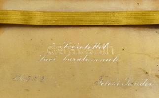 Ezüst (Ag) cigaretta tárca, H.L. monogrammal, ajándékozási gravírozással, jelzéssel, 12x8 cm, bruttó...