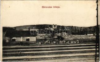 Máriaradna, Radna (Lippa, Lipova); látkép, vasútállomás / general view, railway station (fl)