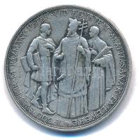 1935. 2P Ag "Pázmány" T:AU,XF kis ph., patina Adamo P7.1