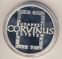 DN "Budapesti Corvinum Egyetem" ezüstözött ffém emlékérem T:PP Díszdobozban!