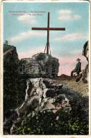 Herkulesfürdő, Baile Herculane; Fehér kereszt / Weisses Kreuz / cross (EM)