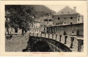 Herkulesfürdő, Baile Herculane; Cserna híd / Csernabrücke / bridge, spa (non PC) (EK)