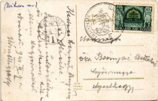 Nagyvárad, Oradea; Piata Unirii / Egyesülési tér, villamos / square, tram + "1940 Nagyvárad vis...