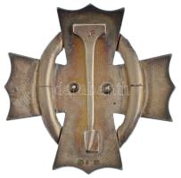 1916. "A Polgári Hadi Érdemkereszt III. osztálya" zománcozott, jelzett Ag kitüntetés, a há...