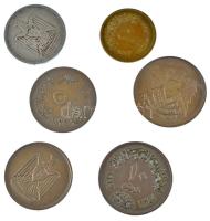 Egyptom 1967-1973. 5q-10q (6xklf) T:UNC-XF Egypt 1967-1973. 5 Qirsh- 10 Qirsh (6xdiff) C:UNC-XF