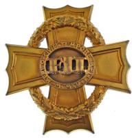 1916. &quot;A Polgári Hadi Érdemkereszt IV. osztálya&quot; bronz kitüntetés &quot;BBA&quot; és &quot;WZ&quot; gyártói jelzések a hátlapon T:AU  Hungary 1916. &quot;War Cross for Civil Merit, 4th Class&quot; gold plated bronze decoration with &quot;BBA&quot; and &quot;WZ&quot; maker&#039;s mark on the reverse C:AU  NMK.: 291.