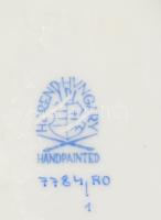 Herendi Rotschild mintás hamutál. Kézzel festett, jelzett, minimális kopással, 11,5x7,5 cm