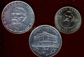 1993-94. 200Ft Ag "Deák" + "MNB" + 2003. 20Ft "Deák" T:BU,2