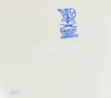 5 darabos magyar porcelán tétel: Herendi rózsa és ékszeres tálka, Kalocsa hamuzó, Hollóházi hal, stb...