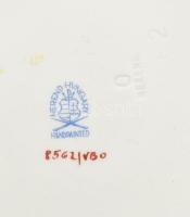 Herendi Viktória mintás ékszertartó tálka. Kézzel festett, jelzett, hibátlan, d: 10 cm