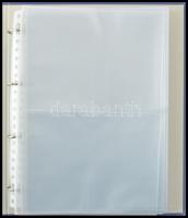 14 db jó minőségű nagy méretű gyűrűs képeslapalbum, egyenként kb. 200 férőhellyel / 14 big sized pos...