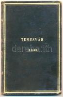 Ambrózy Lajos: Temesvár im Jahre 1849. Während der Belagerung geschrieben.  Wien, 1850. J. F. Gretz. 90+(1)p. Díszesen aranyozott, korabeli bőrkötésben.  Albrecht Ernst Stellanus Graf von Holtzendorff / Holzendorf (1792-1882) tüzértábornok részére DEDIKÁLT példány!   A szerző polgári biztos volt az ostrom idején a temesvári helyőrségnél. A magyar kormány hazaárulónak nyilvánította.