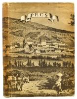 Dercsényi Dezső - Pogány Frigyes: Pécs. Városképek - Műemlékek sorozat. Bp., 1956, Műszaki. Kiadói egészvászon-kötésben, kissé szakadozott papírborítóval.