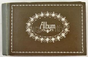 87 db RÉGI motívum képeslap albumban: hajók, főleg első világháborús hadihajók. Vegyes minőség / 87 ...